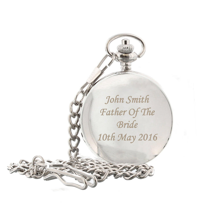 Personalised Memento Clocks &amp; Watches Personalised Pocket Fob Watch