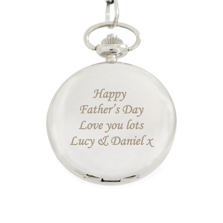 Personalised Memento Clocks &amp; Watches Personalised Pocket Fob Watch