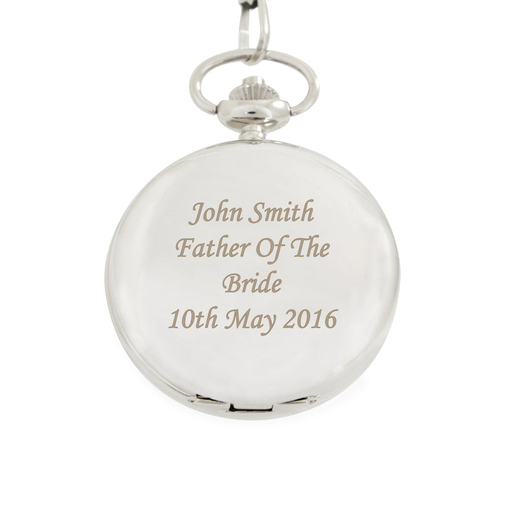 Personalised Memento Clocks &amp; Watches Personalised Pocket Fob Watch