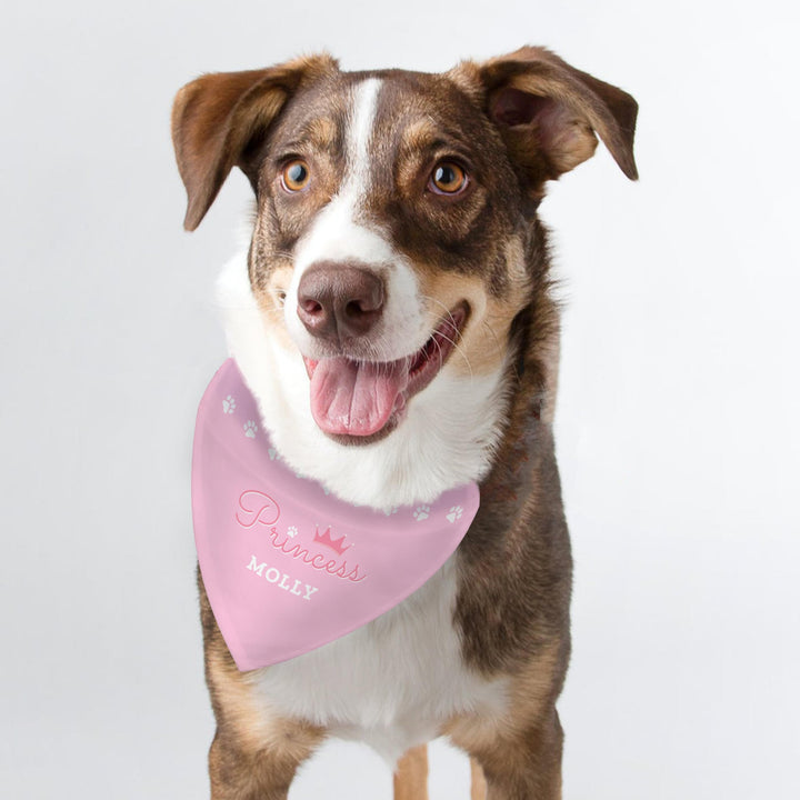 Personalised Memento Personalised Princess Dog Bandana
