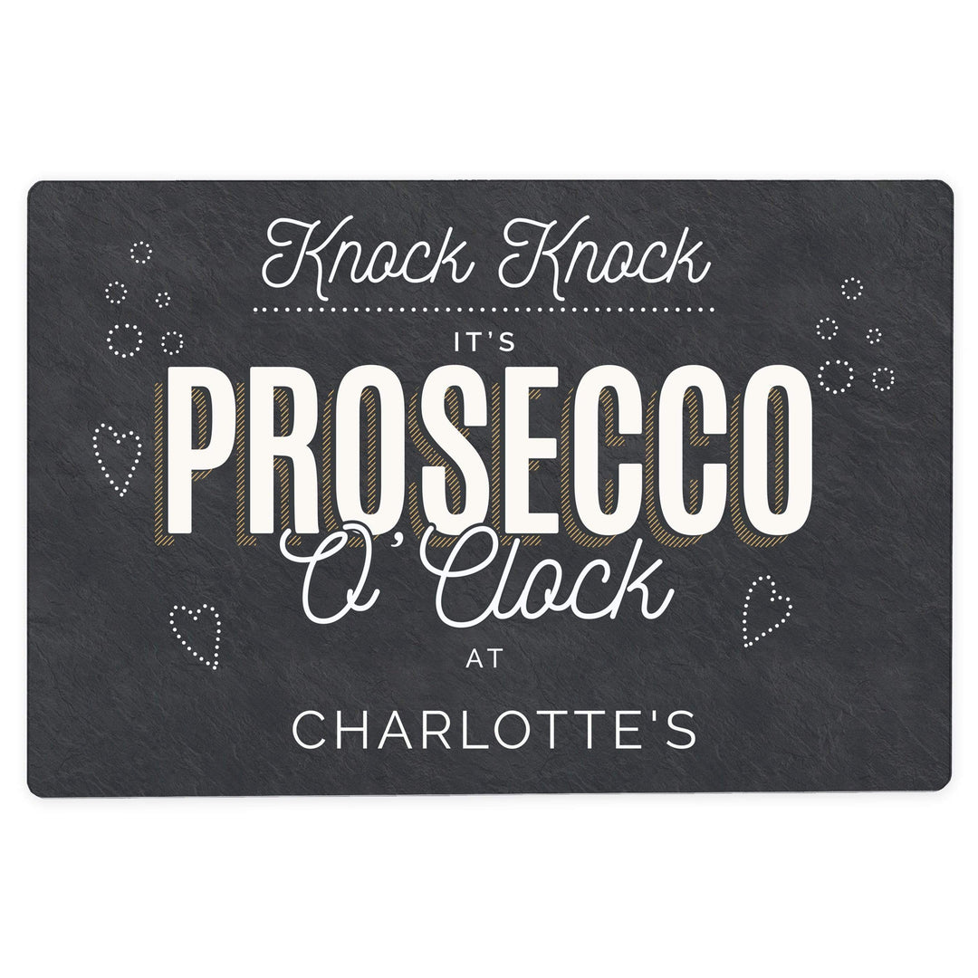 Personalised Memento Hanging Decorations &amp; Signs Personalised Prosecco Metal Sign