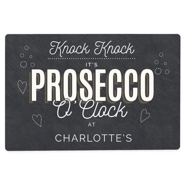 Personalised Memento Hanging Decorations &amp; Signs Personalised Prosecco Metal Sign