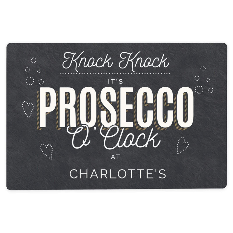 Personalised Memento Hanging Decorations & Signs Personalised Prosecco Metal Sign