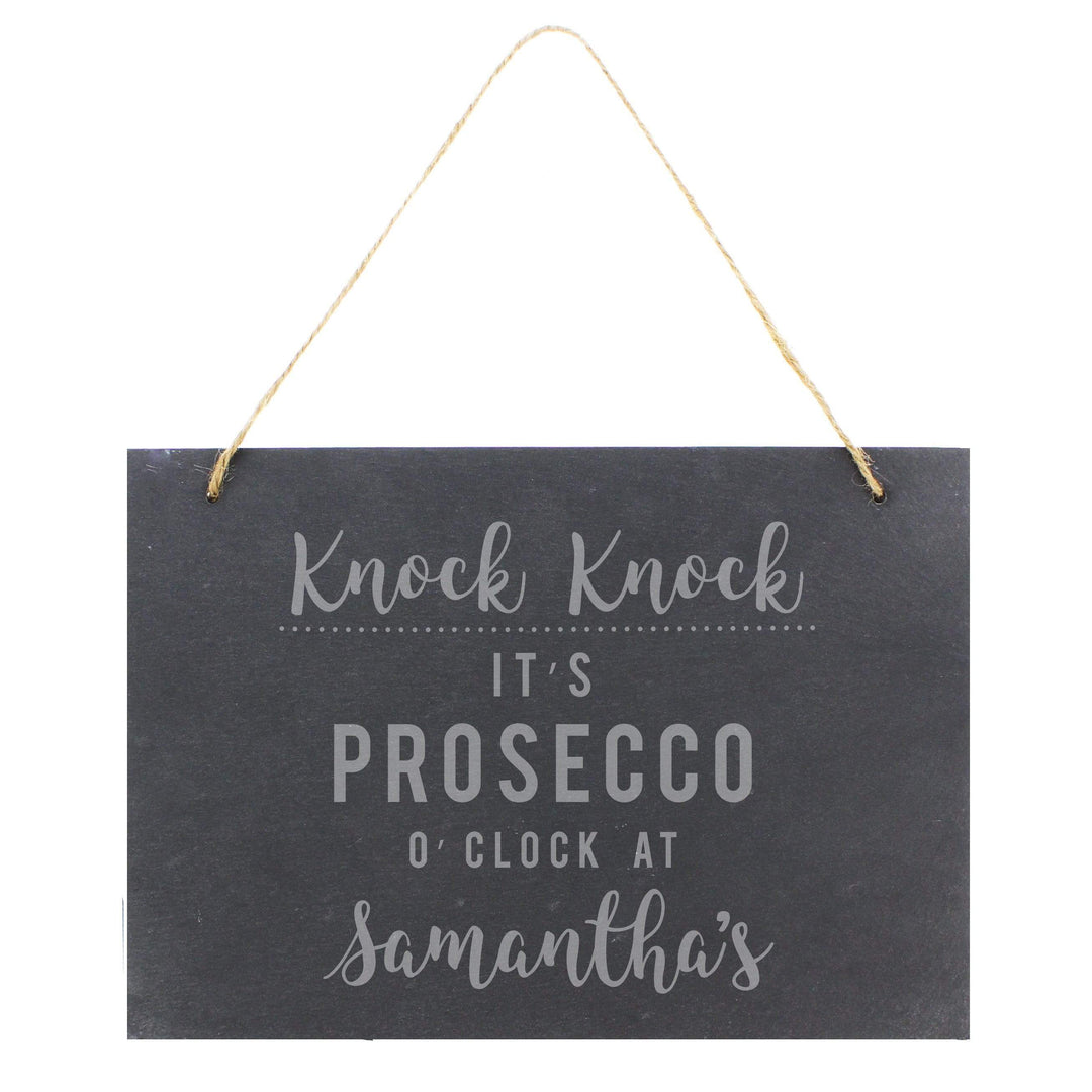 Personalised Memento Hanging Decorations &amp; Signs Personalised Prosecco O&