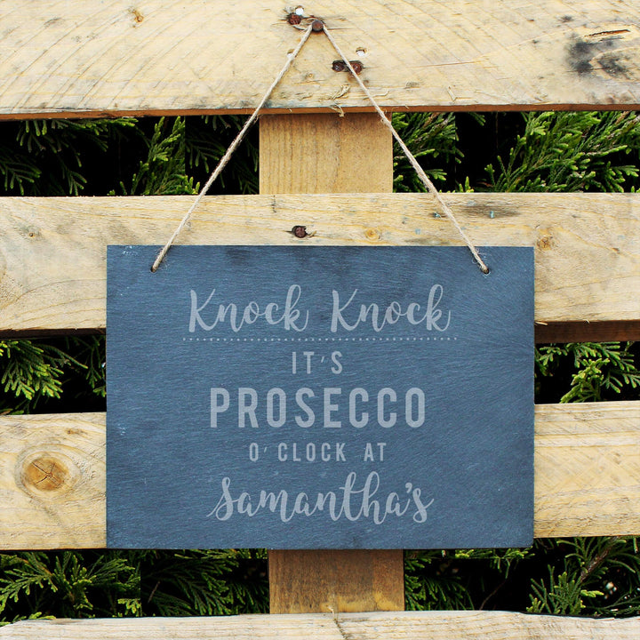 Personalised Memento Hanging Decorations &amp; Signs Personalised Prosecco O&