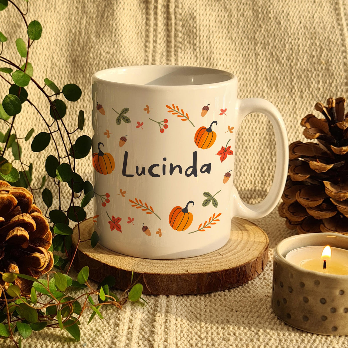 Personalised Memento Personalised Pumpkin Mug