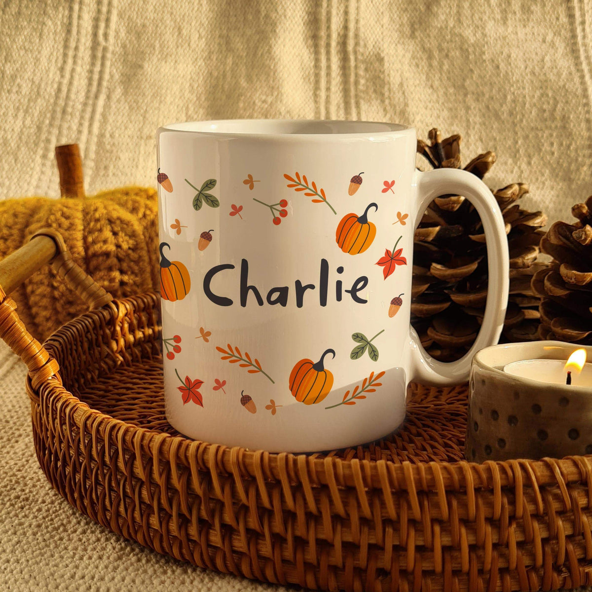 Personalised Memento Personalised Pumpkin Mug