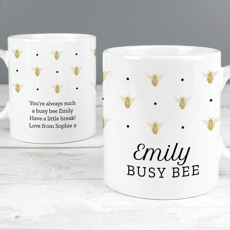 Personalised Memento Mugs Personalised Queen Bee Mug