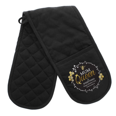 Personalised Memento Personalised Queen Bee Oven Gloves