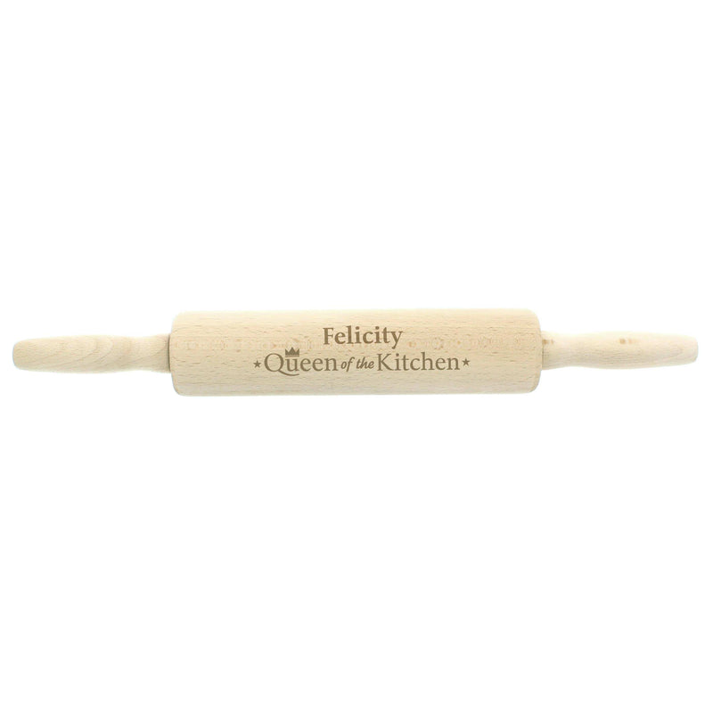 Personalised Memento Personalised Queen of the Kitchen Rolling Pin
