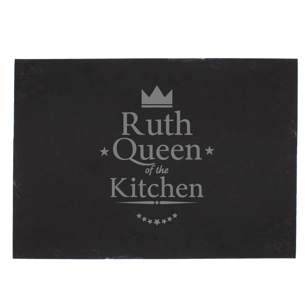 Personalised Memento Kitchen, Baking & Dining Gifts Personalised Queen of the Kitchen Slate Placemat