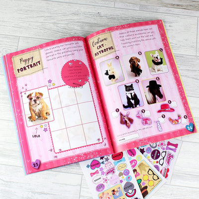 Personalised Memento Books Personalised Rachael Hale Adorable Animals Activity Book With Stickers