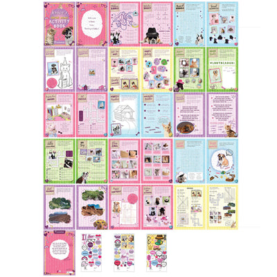 Personalised Memento Books Personalised Rachael Hale Adorable Animals Activity Book With Stickers