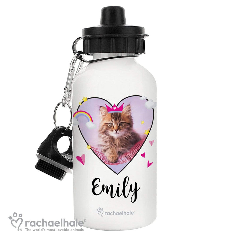 Personalised Memento Mealtime Essentials Personalised Rachael Hale Cute Cat Drinks Bottle