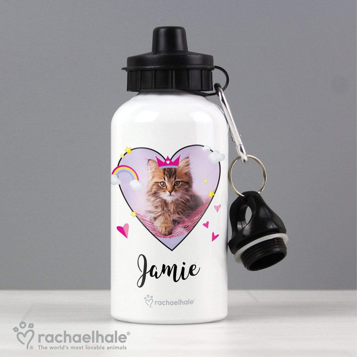 Personalised Memento Mealtime Essentials Personalised Rachael Hale Cute Cat Drinks Bottle