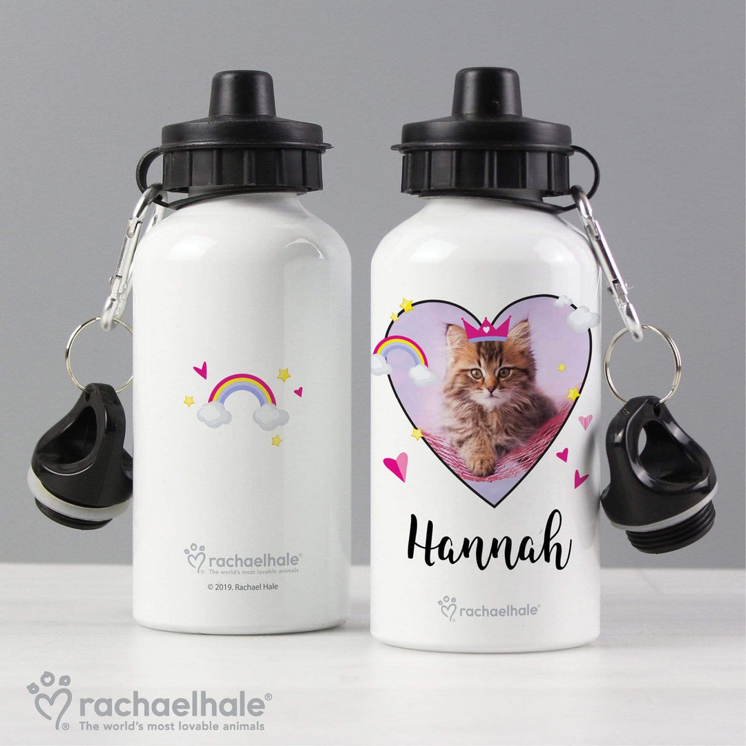Personalised Memento Mealtime Essentials Personalised Rachael Hale Cute Cat Drinks Bottle