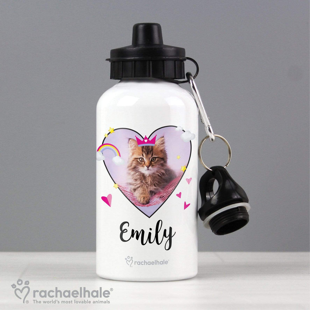 Personalised Memento Mealtime Essentials Personalised Rachael Hale Cute Cat Drinks Bottle