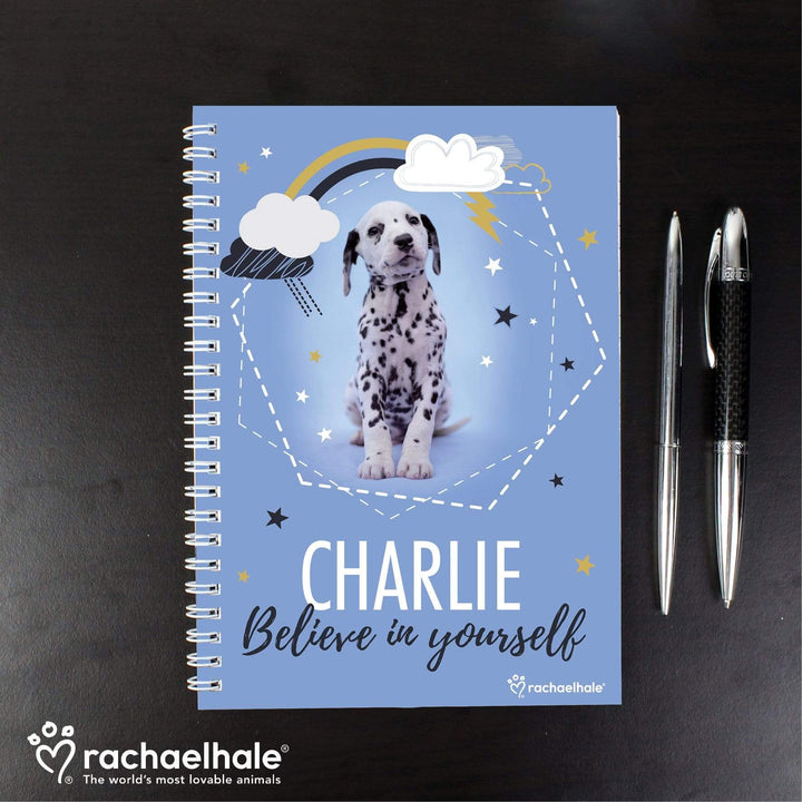 Personalised Memento Stationery &amp; Pens Personalised Rachael Hale Dalmatian A5 Notebook