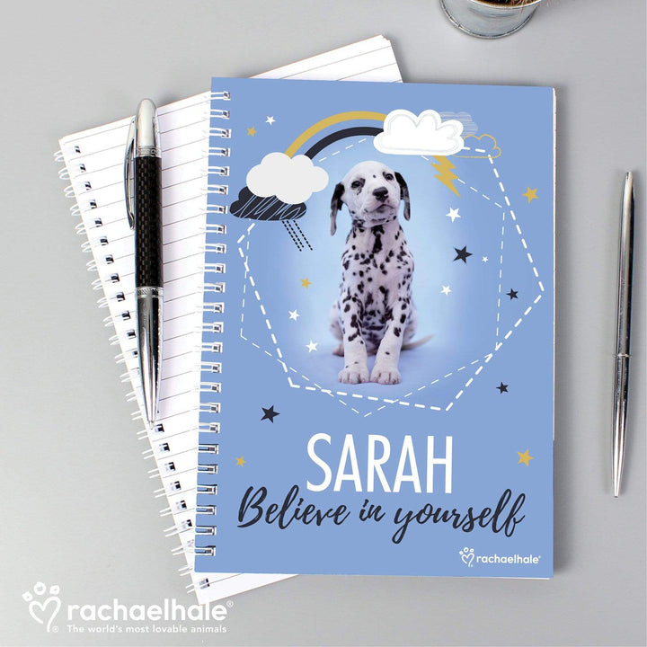 Personalised Memento Stationery &amp; Pens Personalised Rachael Hale Dalmatian A5 Notebook