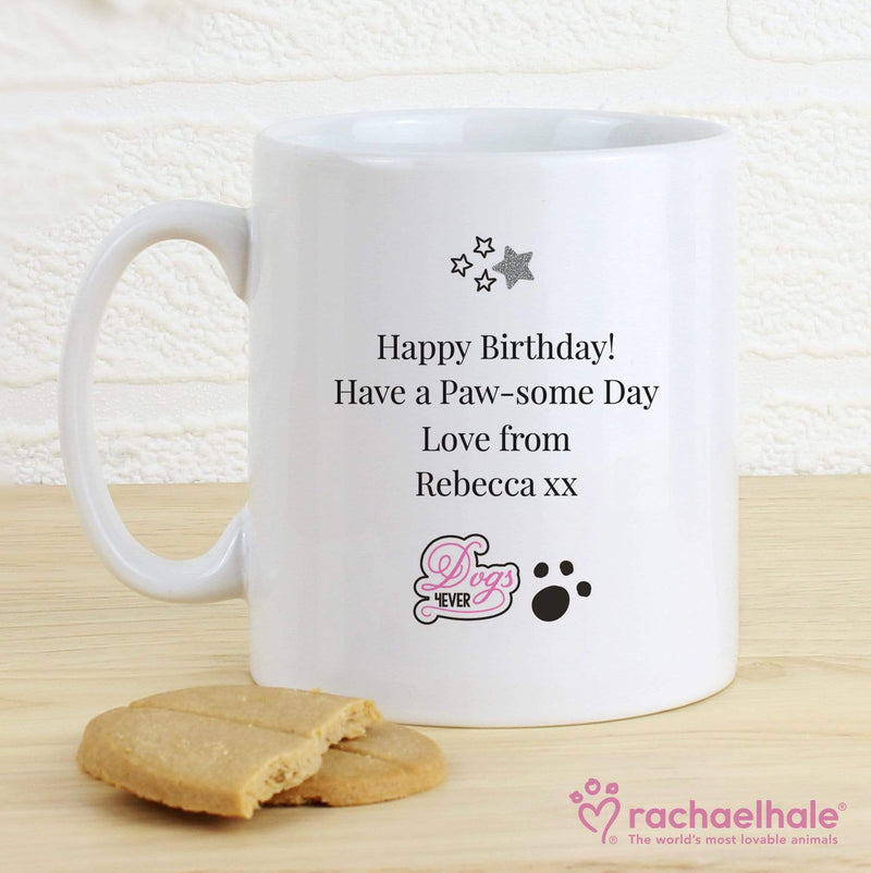 Personalised Memento Mugs Personalised Rachael Hale Doodle Pug Mug