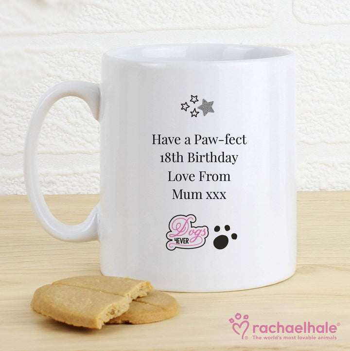 Personalised Memento Mugs Personalised Rachael Hale Doodle Pug Mug