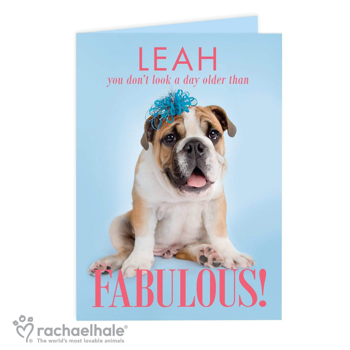 Personalised Memento Greetings Cards Personalised Rachael Hale Fabulous Birthday Card