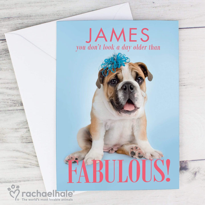 Personalised Memento Greetings Cards Personalised Rachael Hale Fabulous Birthday Card