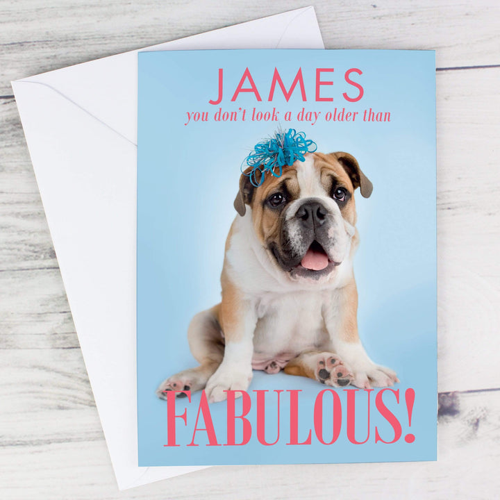 Personalised Memento Greetings Cards Personalised Rachael Hale Fabulous Birthday Card
