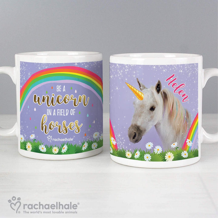 Personalised Memento Mugs Personalised Rachael Hale Unicorn Mug