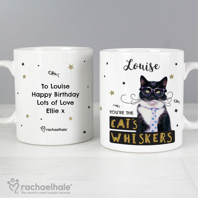 Personalised Memento Mugs Personalised Rachael Hale 'You're the Cat's Whiskers' Mug
