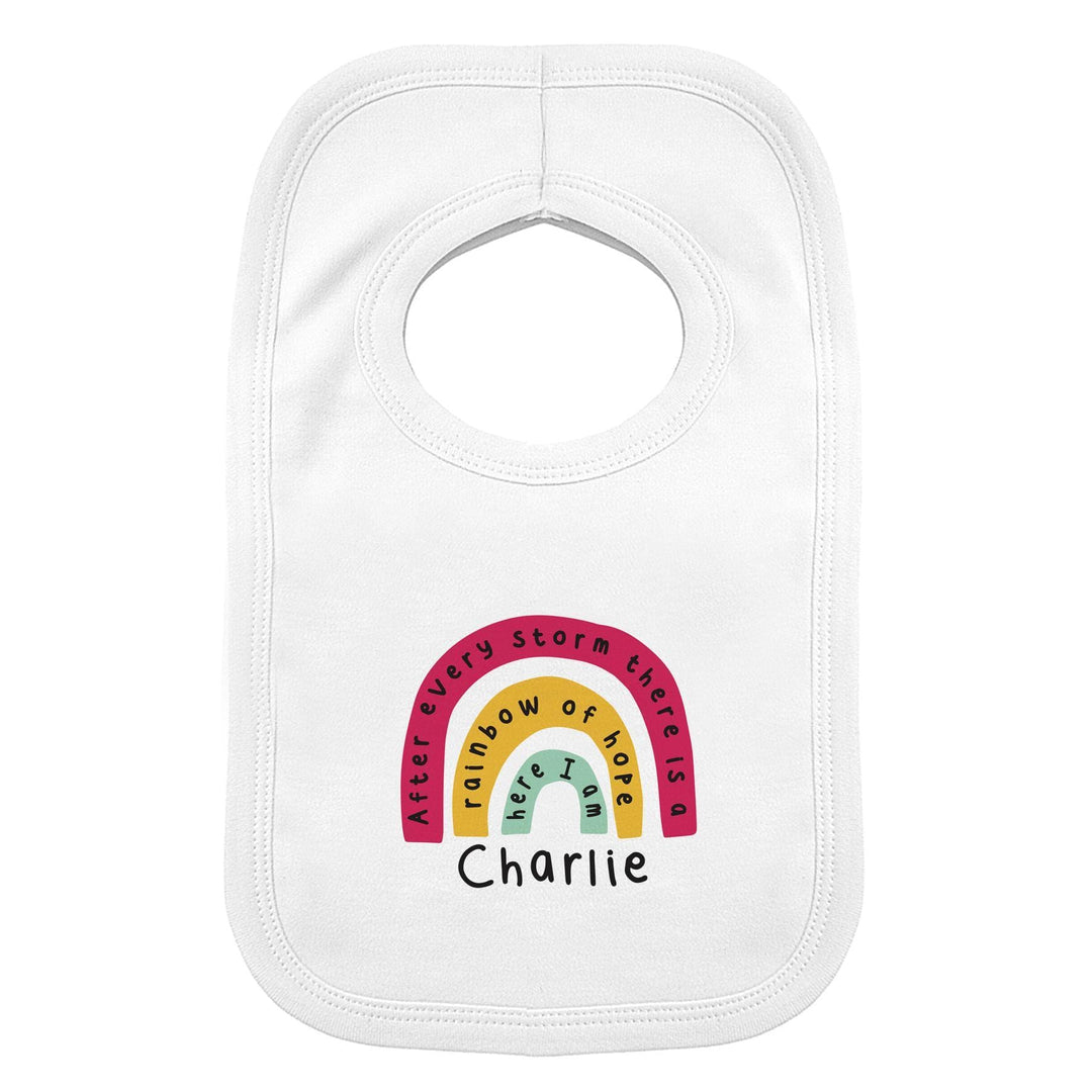 Personalised Memento Personalised Rainbow Bib