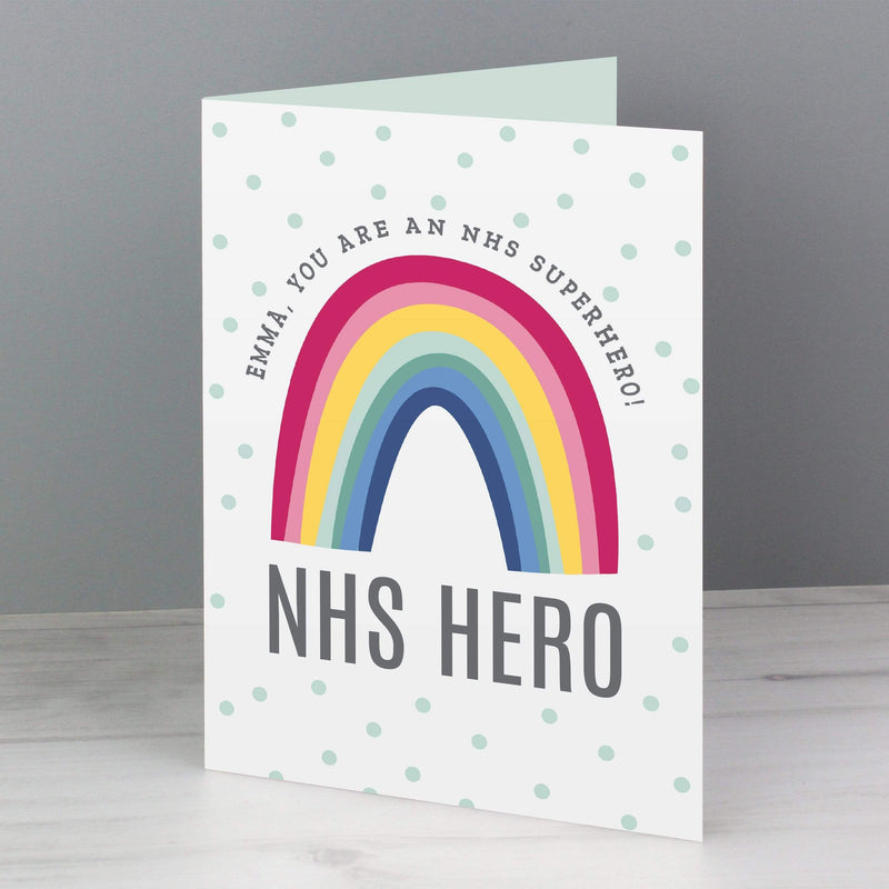 Personalised Memento Greetings Cards Personalised Rainbow Card