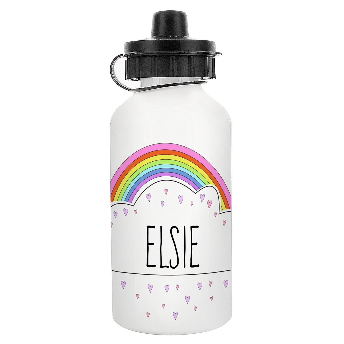 Personalised Memento Mealtime Essentials Personalised Rainbow Drinks Bottle