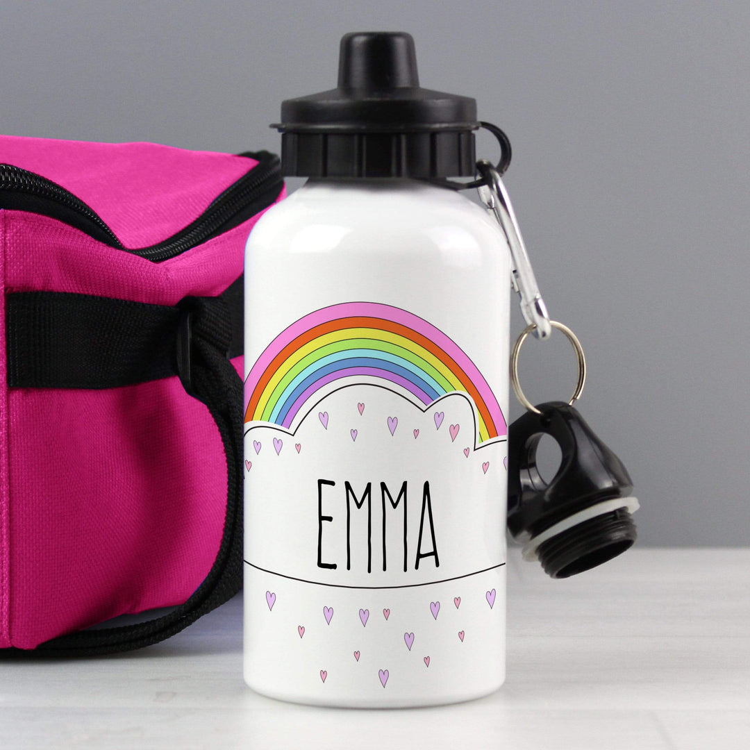 Personalised Memento Mealtime Essentials Personalised Rainbow Drinks Bottle