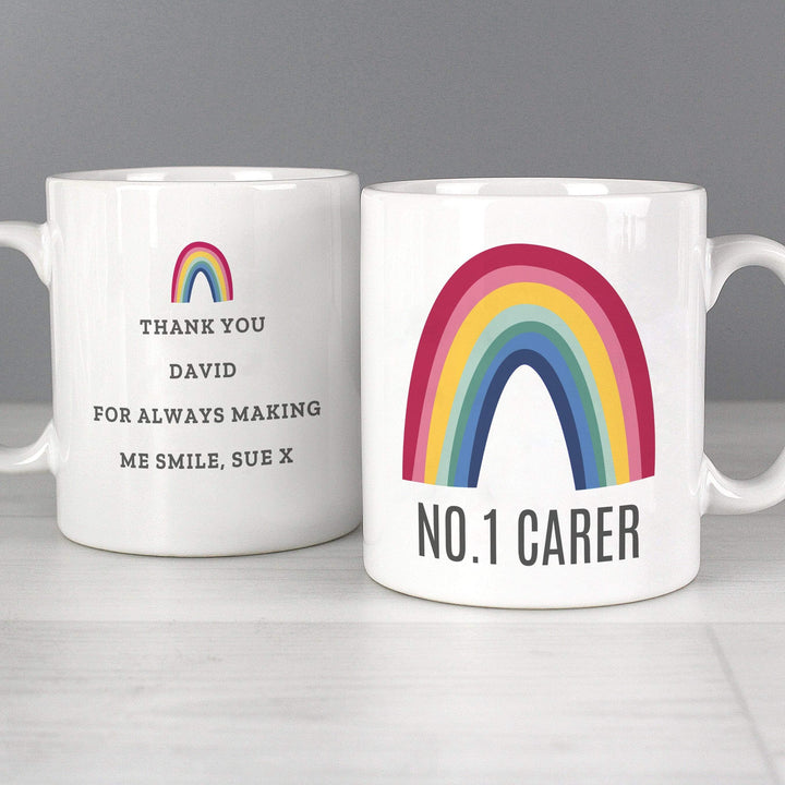 Personalised Memento Mugs Personalised Rainbow Mug