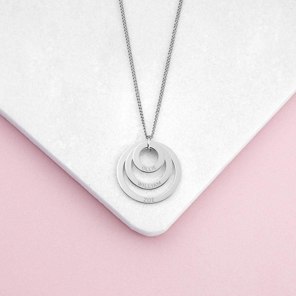 Treat Personalised Rings Of Love Necklace