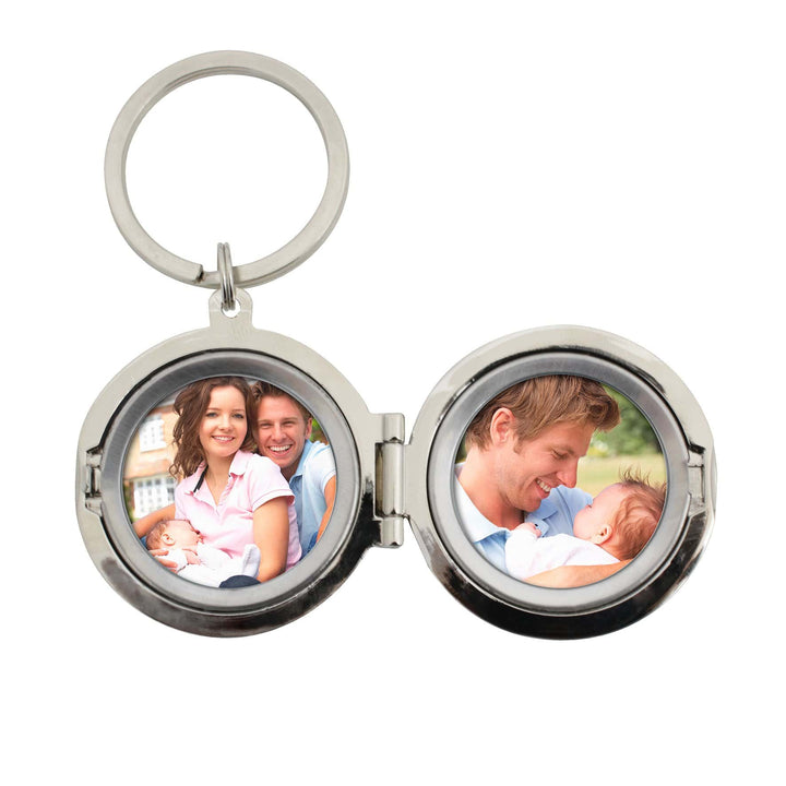 Personalised Memento Keepsakes Personalised Round Photo Keyring