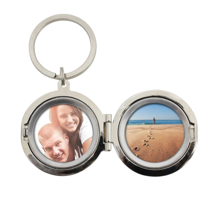 Personalised Memento Keepsakes Personalised Round Photo Keyring