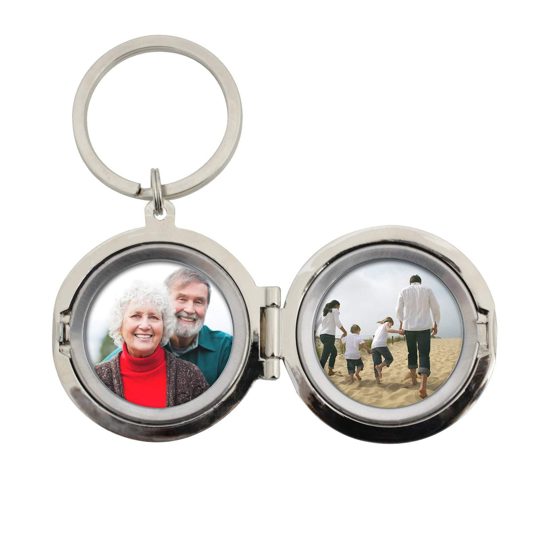 Personalised Memento Keepsakes Personalised Round Photo Keyring