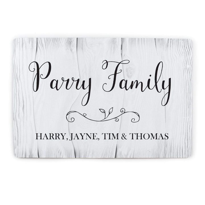 Personalised Memento Hanging Decorations &amp; Signs Personalised Rustic Metal Sign