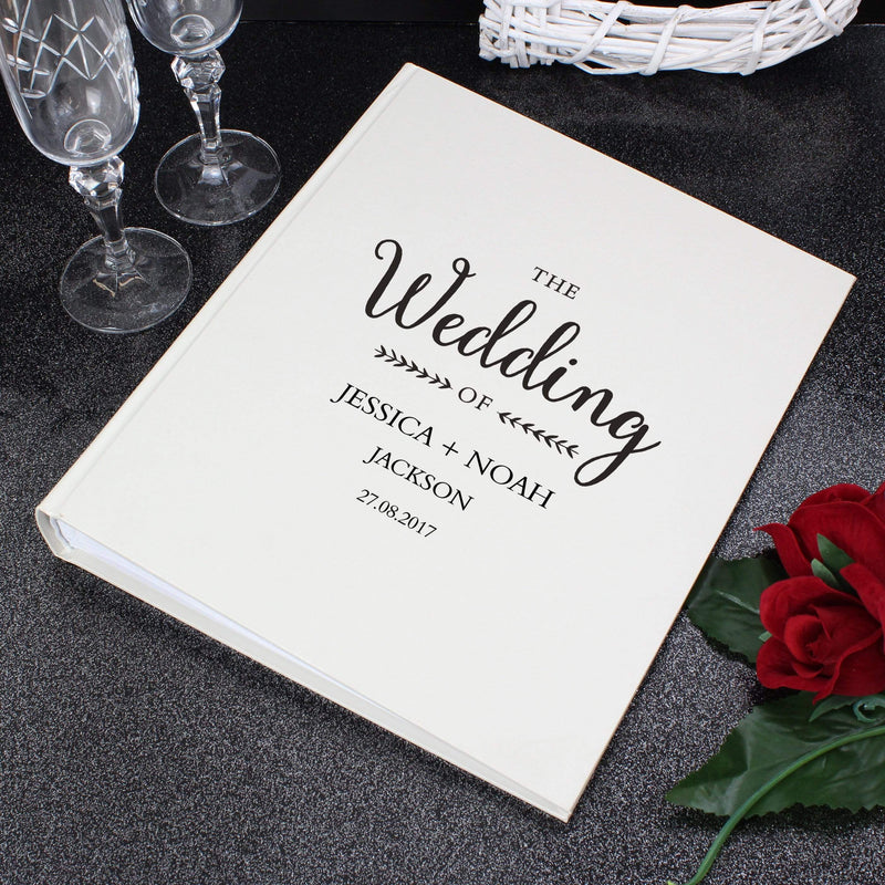 Personalised Memento Photo Frames, Albums and Guestbooks Personalised Rustic Wedding Traditional Album