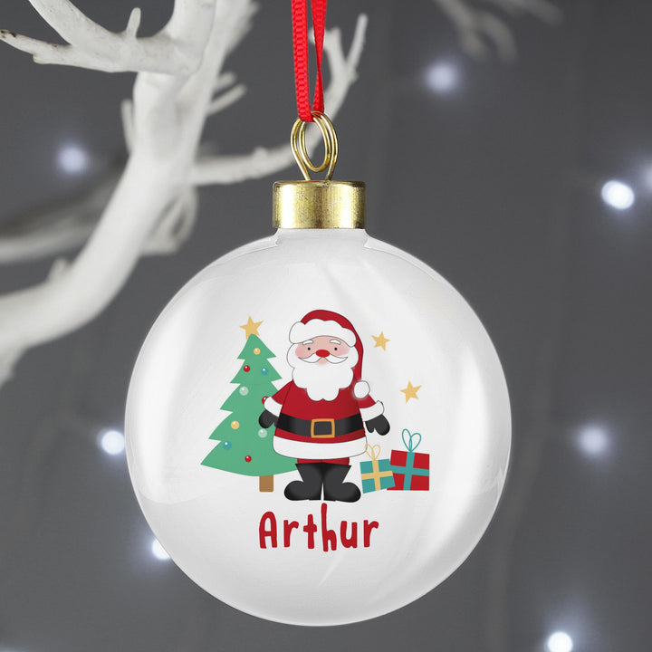 Personalised Memento Personalised Santa Bauble
