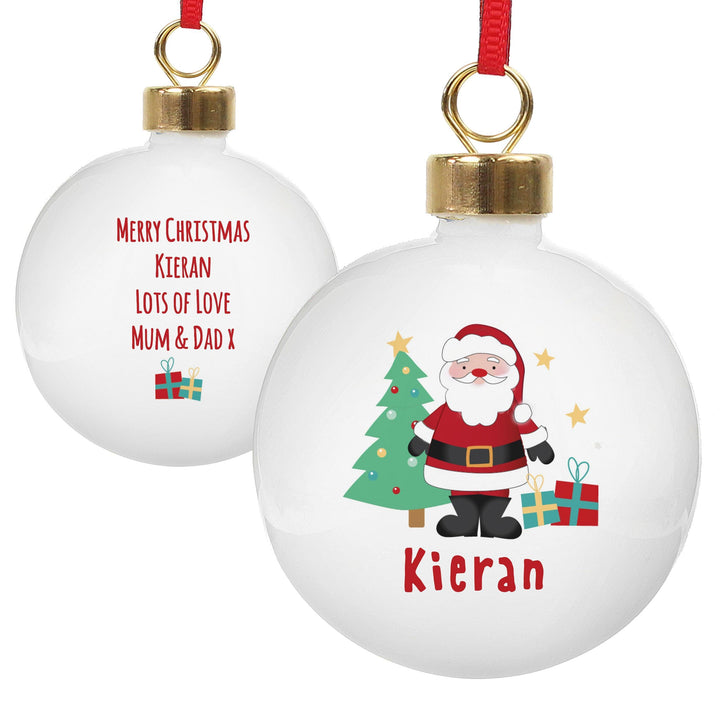 Personalised Memento Personalised Santa Bauble