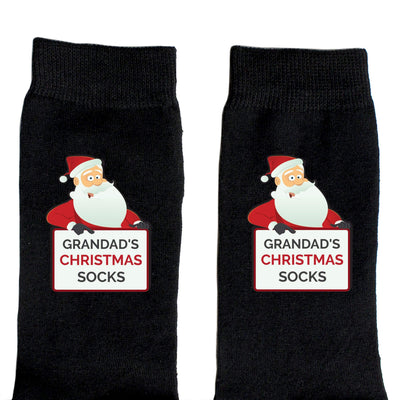 Personalised Memento Clothing Personalised Santa Claus Christmas Socks