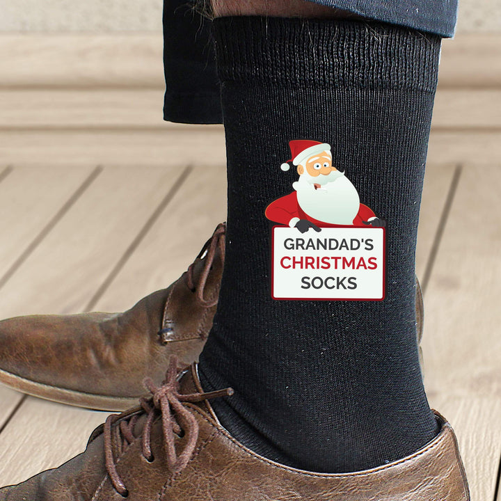 Personalised Memento Clothing Personalised Santa Claus Christmas Socks