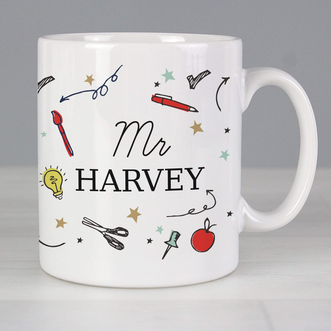 Personalised Memento Mugs Personalised School Teachers Mug