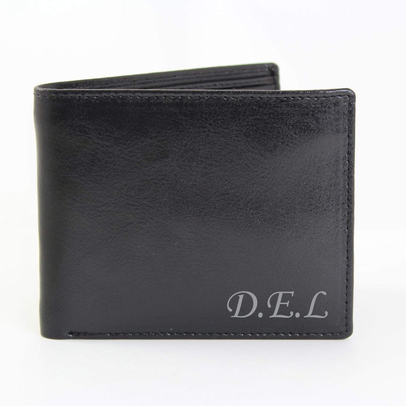 Personalised Memento Leather Personalised Script Font Leather Wallet