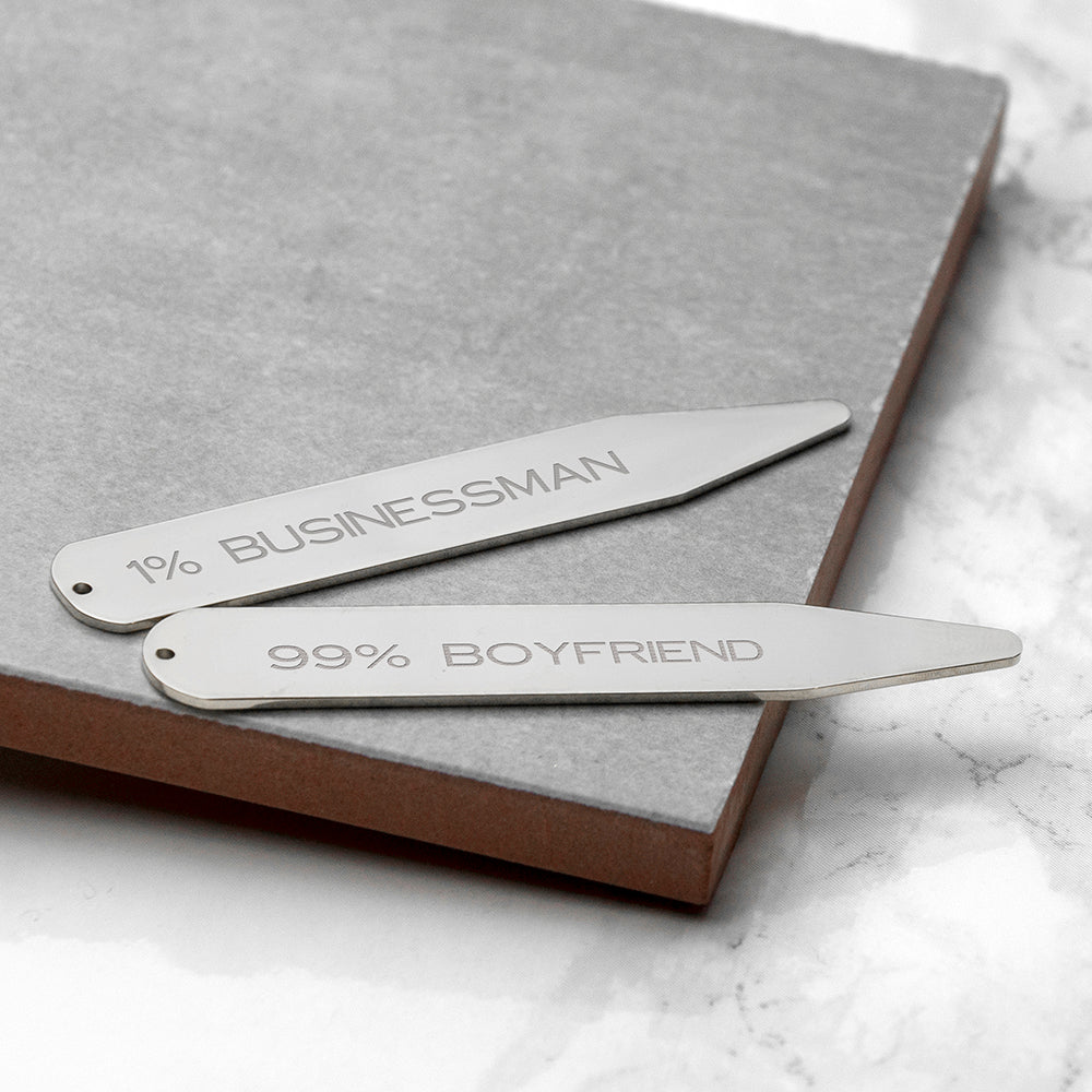 Personalised Secret Message Collar Stiffener