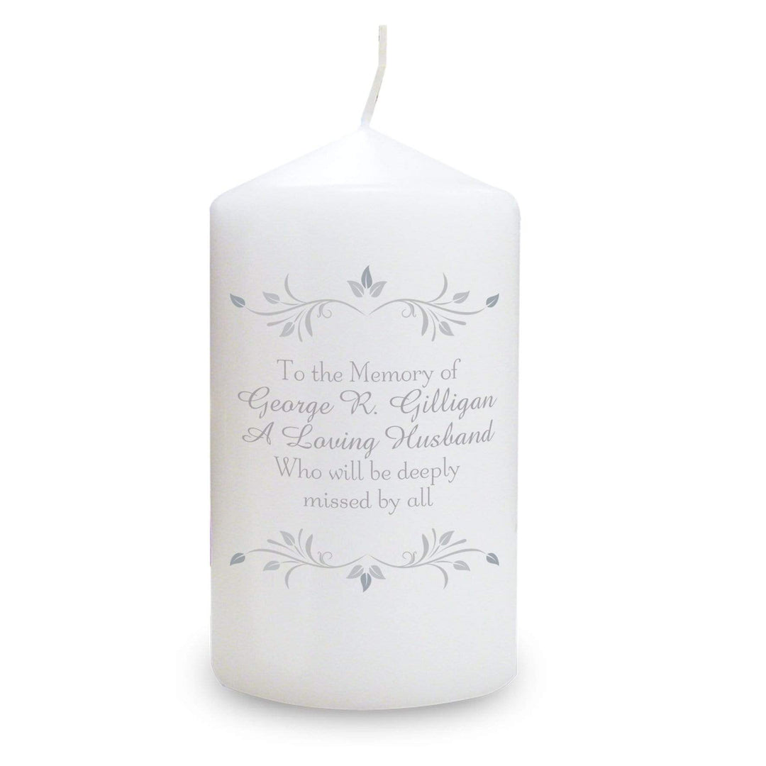 Personalised Memento Candles &amp; Reed Diffusers Personalised Sentiments Candle