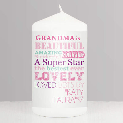 Personalised Memento Candles & Reed Diffusers Personalised She Is... Candle